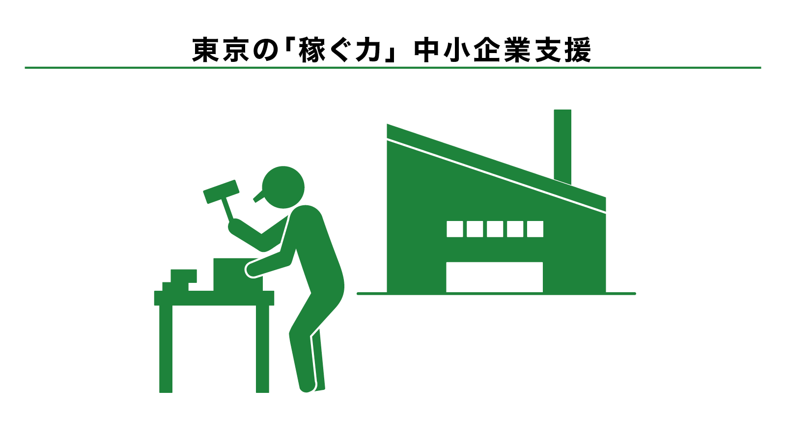 東京の「稼ぐ力」 中小企業支援